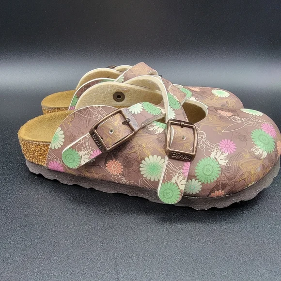 Birkenstocks Birki's Dorian Disney Tinkerbell Toddler's Shoe Size 9C Brown Green